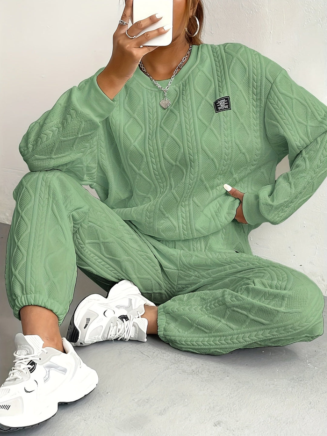 Aliyah - Textured Lounge Set