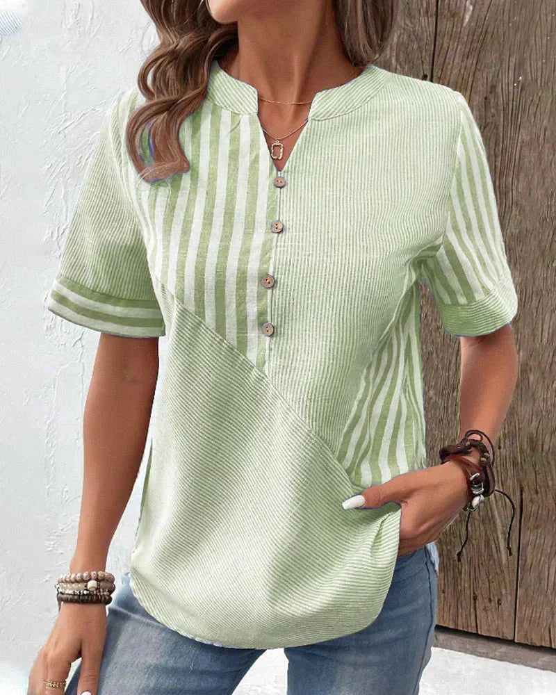 Sienna™ - Soft Striped Blouse
