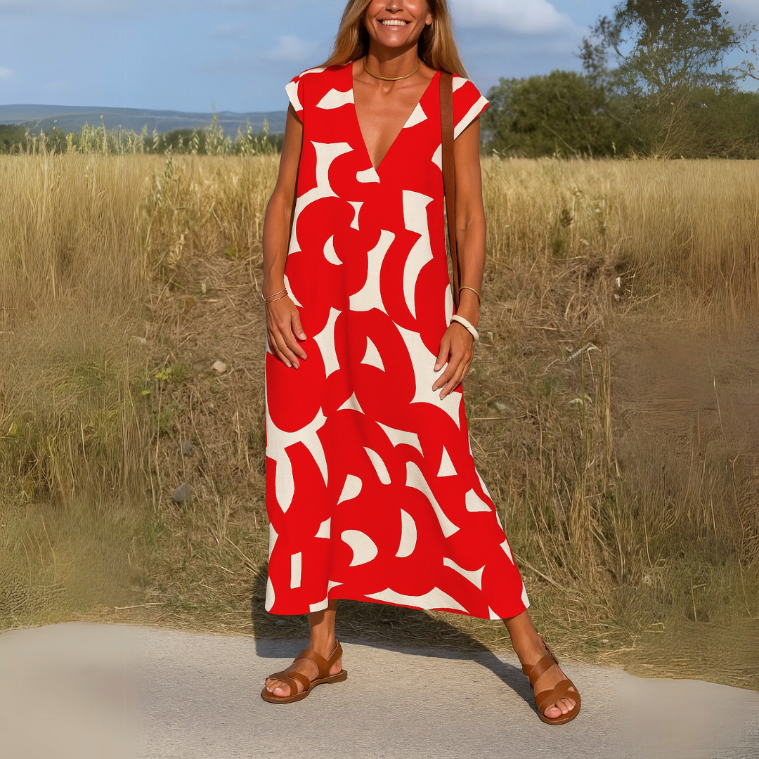 Karen | Draped Elegance Maxi