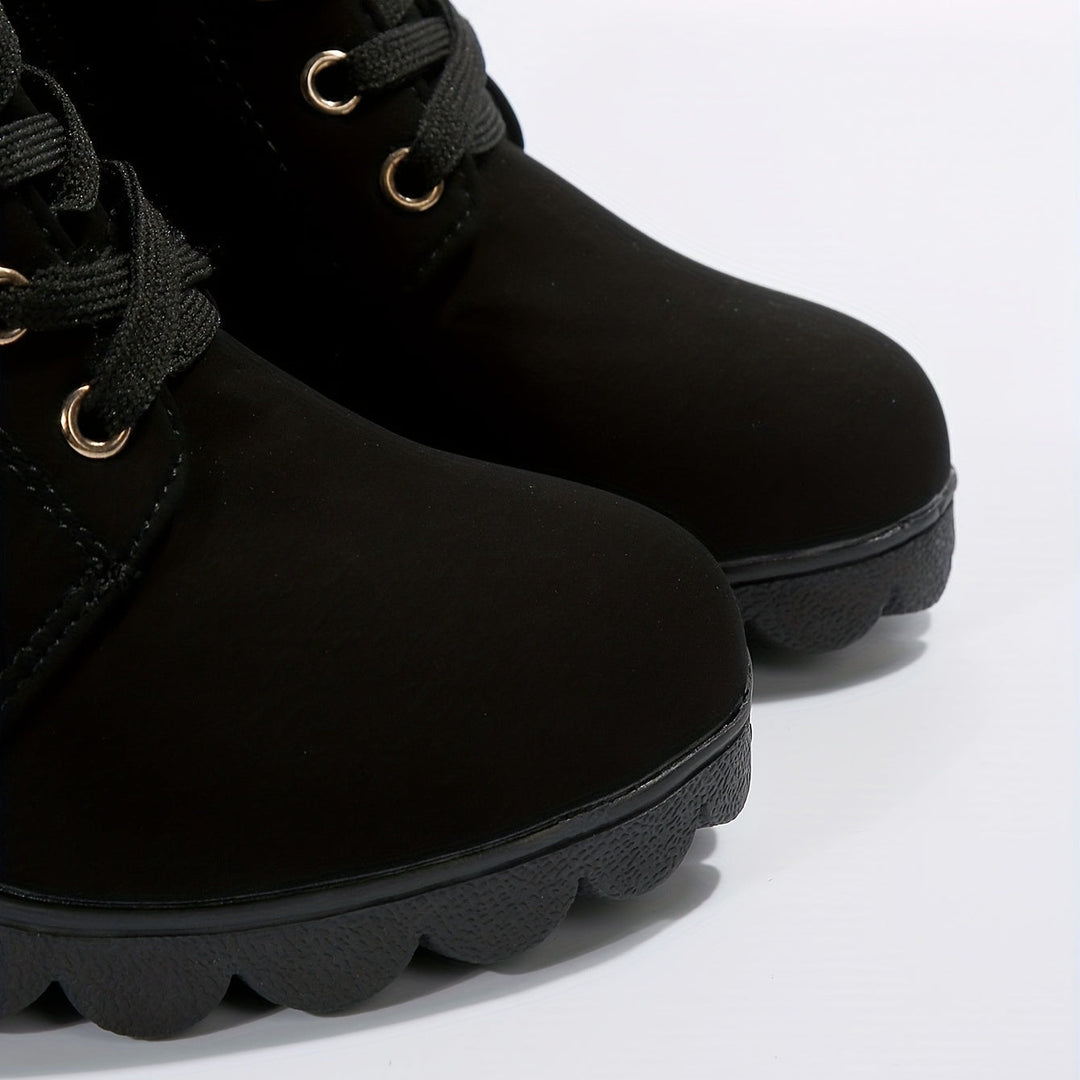 Yael - Luxe Lace-Up Pumps Boots