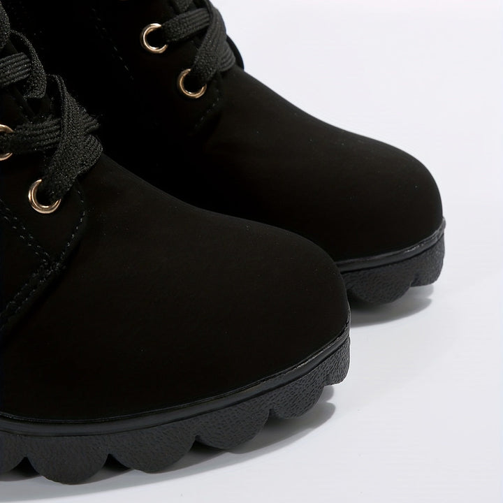 Yael - Luxe Lace-Up Pumps Boots
