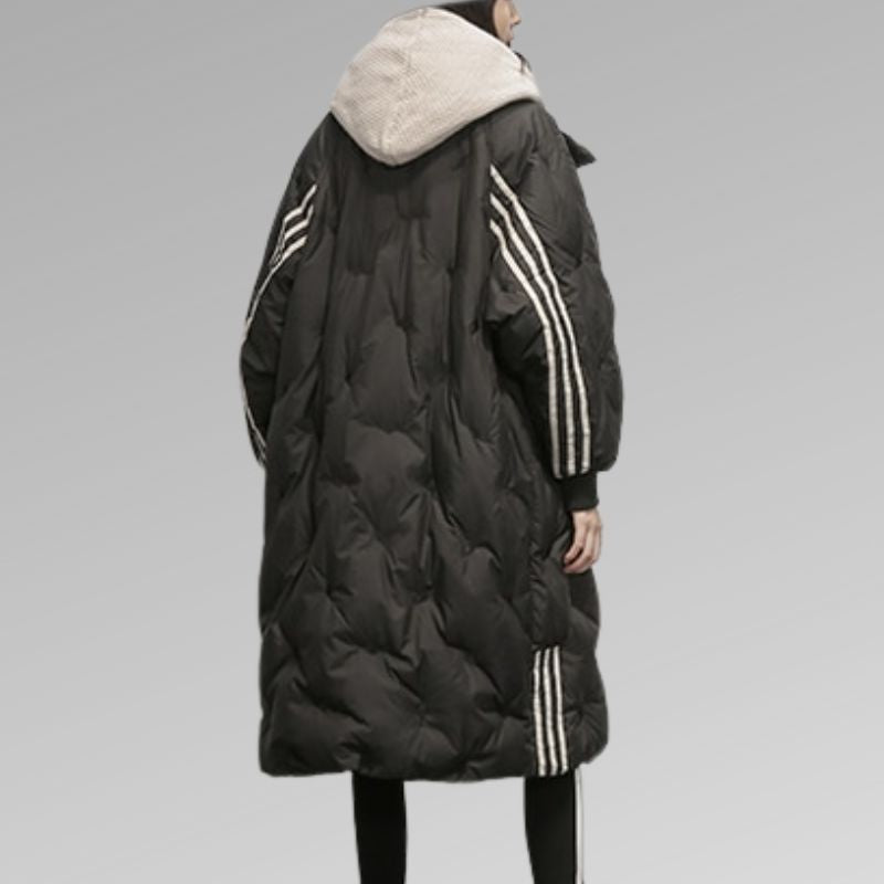 Elle - Quilted Hooded Coat