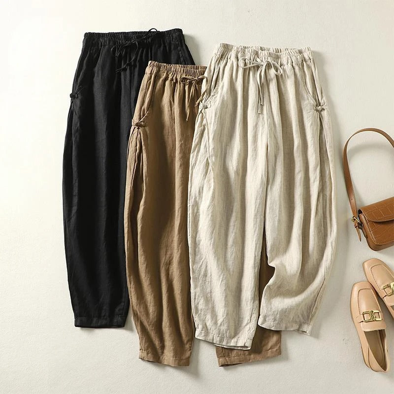 Sarah | Linen Pants Loose Fit