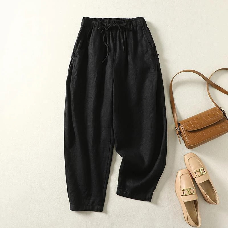 Sarah | Linen Pants Loose Fit