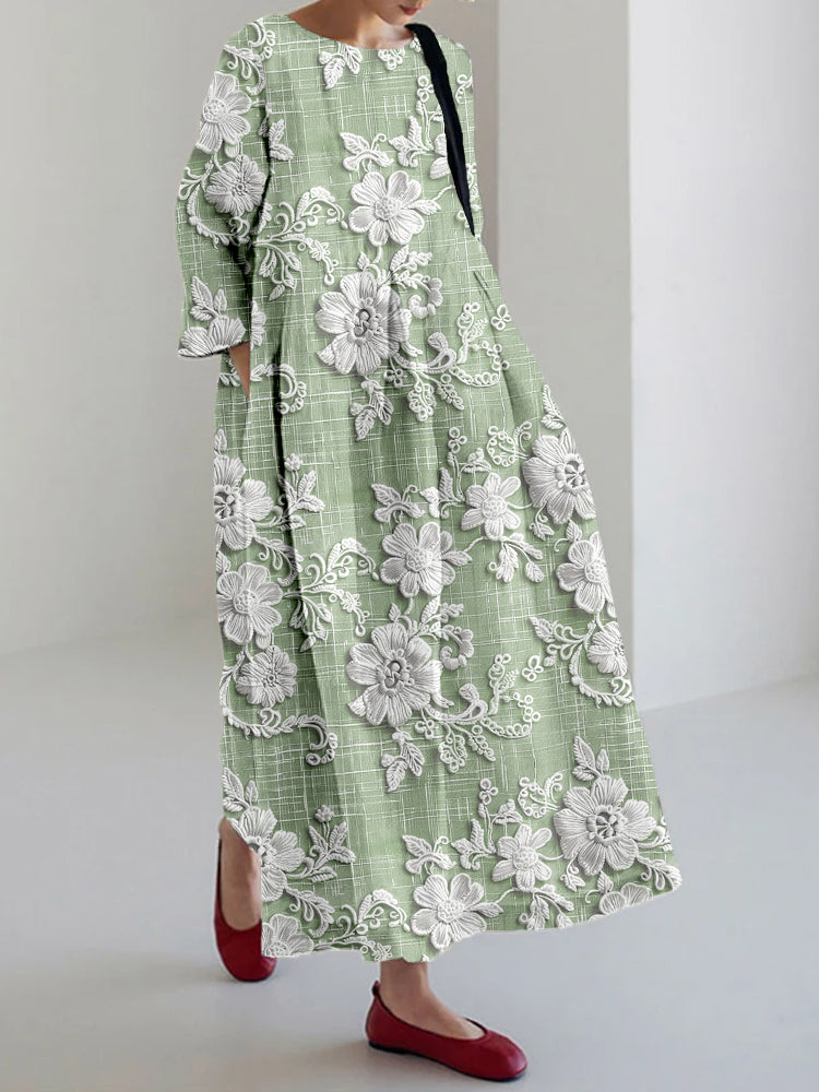 Anovia - Graceful Printed Dress