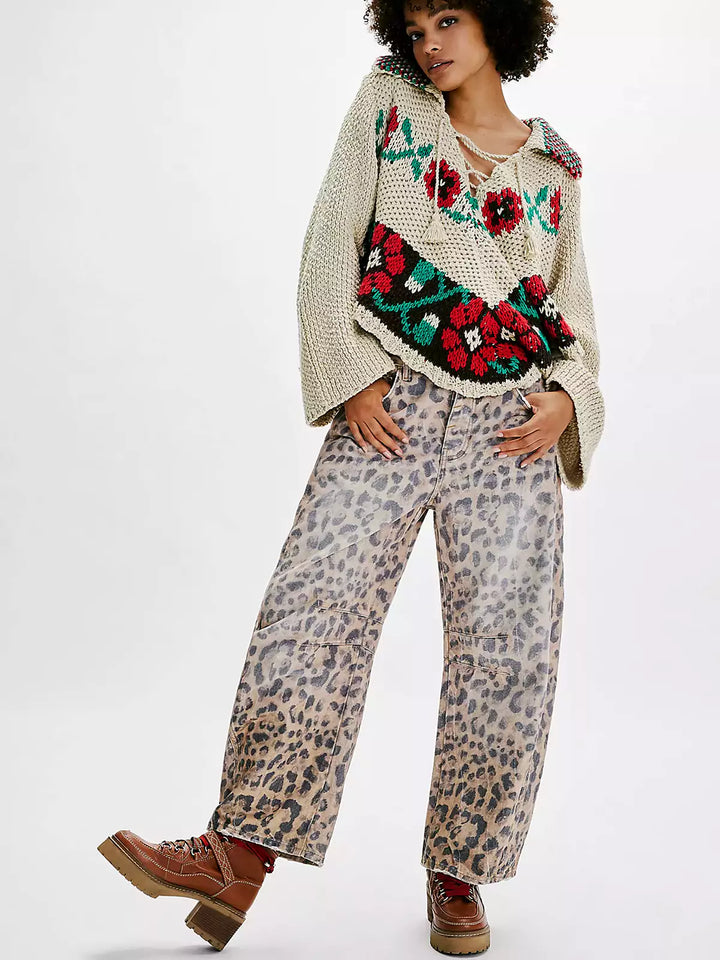Raviya - Layback Barrel Jeans