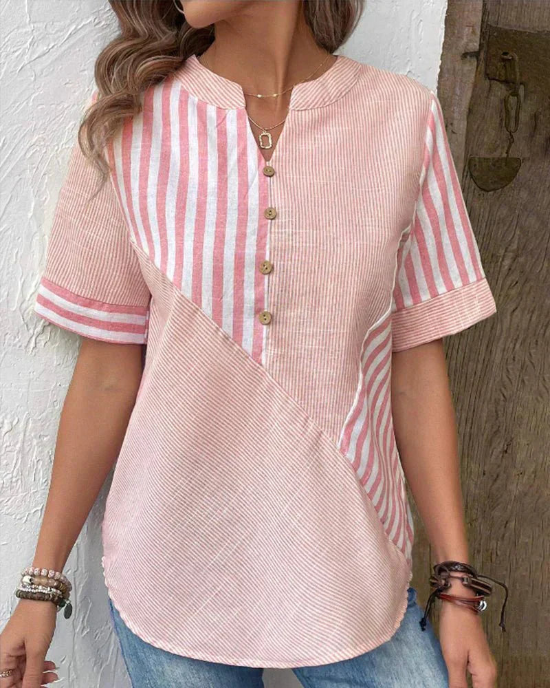 Sienna™ - Soft Striped Blouse