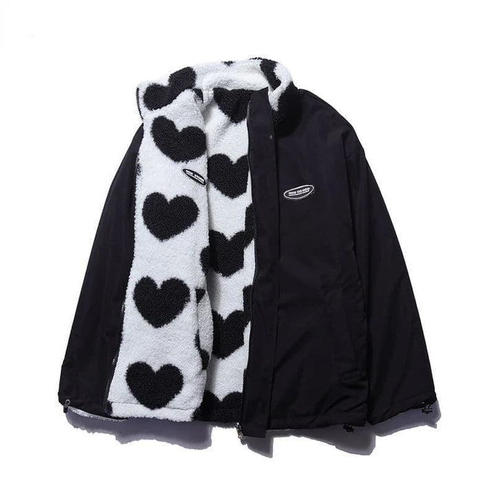 Amara - Heart-Lined Cozy Jacket