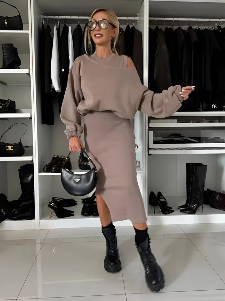 Estelle - Dress Sweater Set