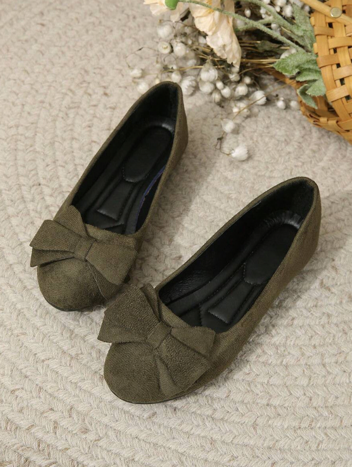 Amalyn - Classic Quilted Bow Flats