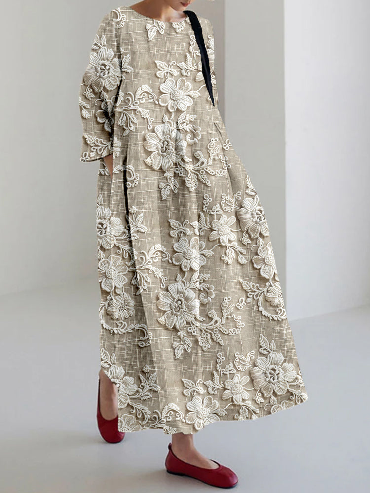 Anovia - Graceful Printed Dress
