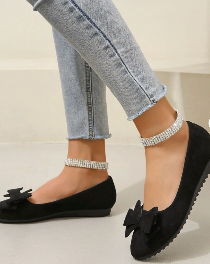Amalyn - Classic Quilted Bow Flats