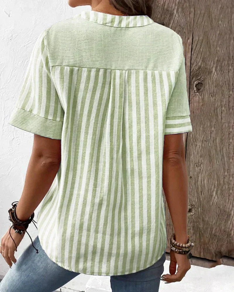 Sienna™ - Soft Striped Blouse