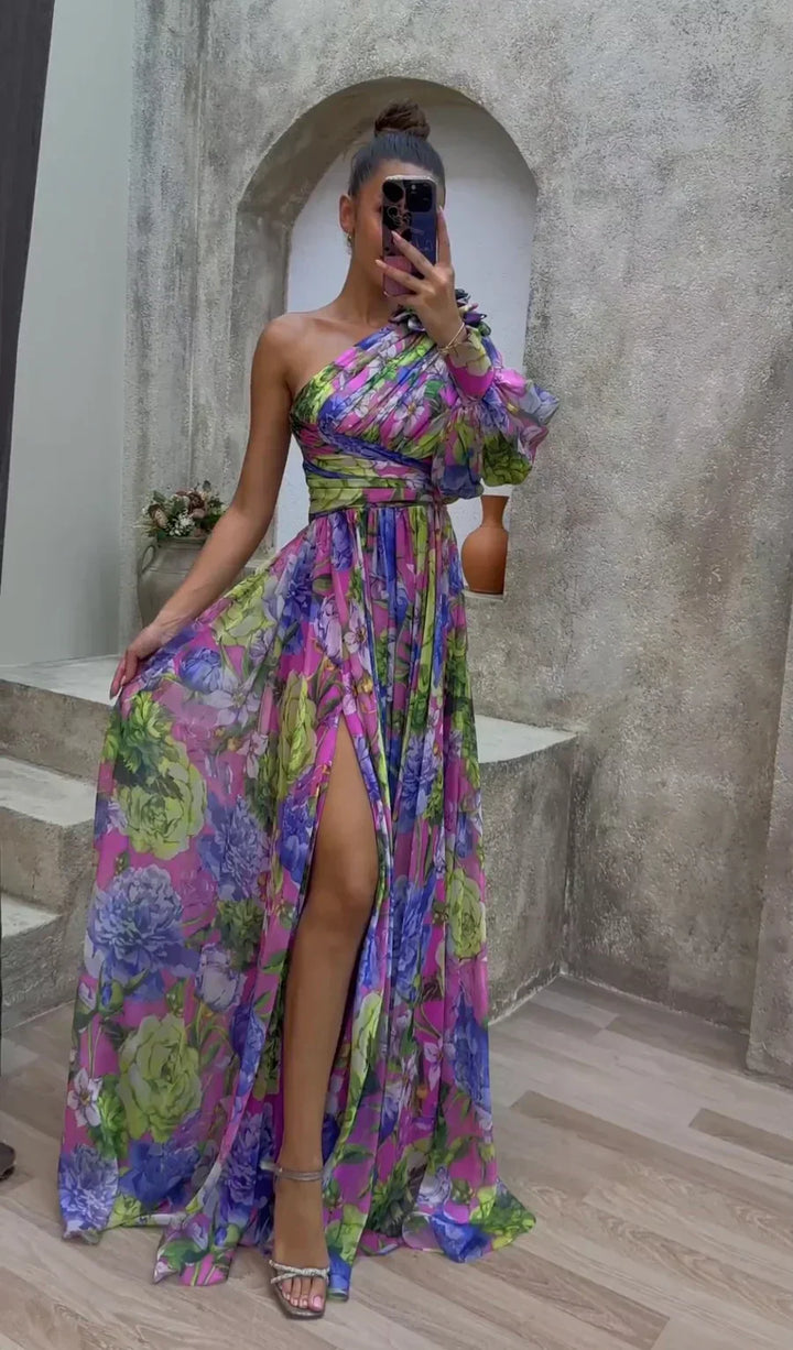 Azaria - Tropical Flowy Dress
