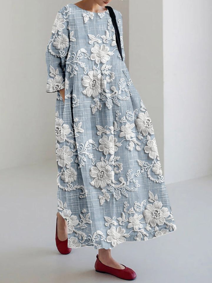 Anovia - Graceful Printed Dress