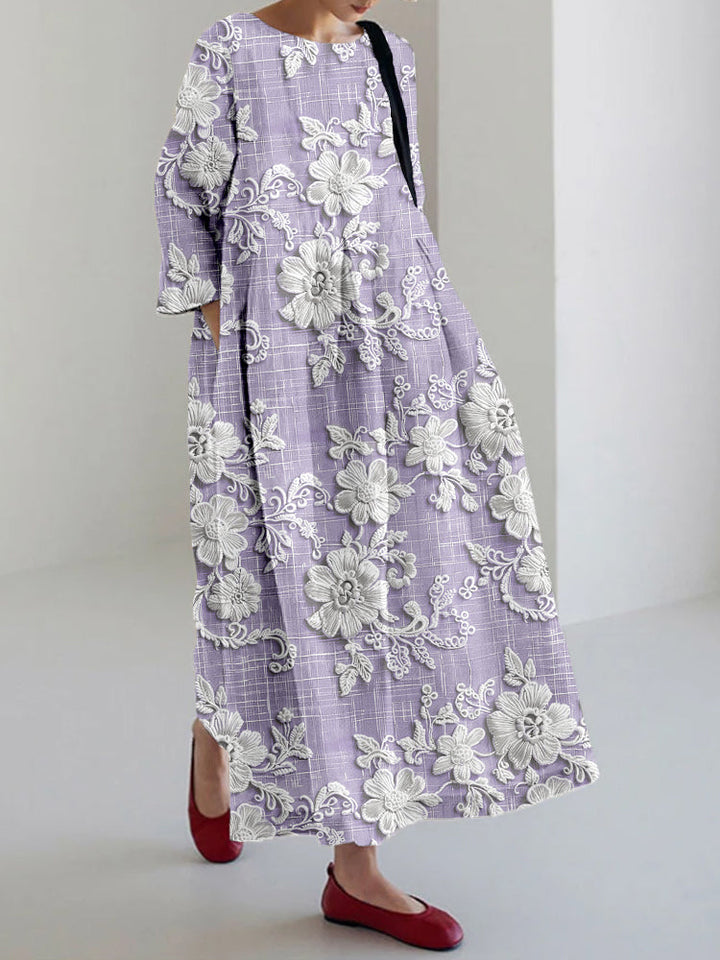 Anovia - Graceful Printed Dress