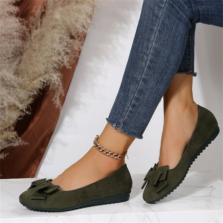 Amalyn - Classic Quilted Bow Flats