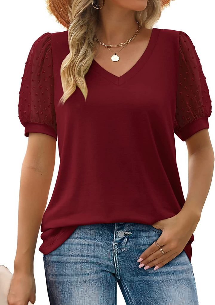 Viva™ - Elegant Top With V-neck