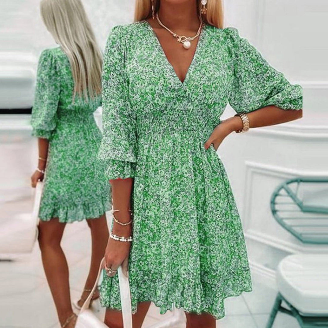 Addison - Elegant Floral Dress