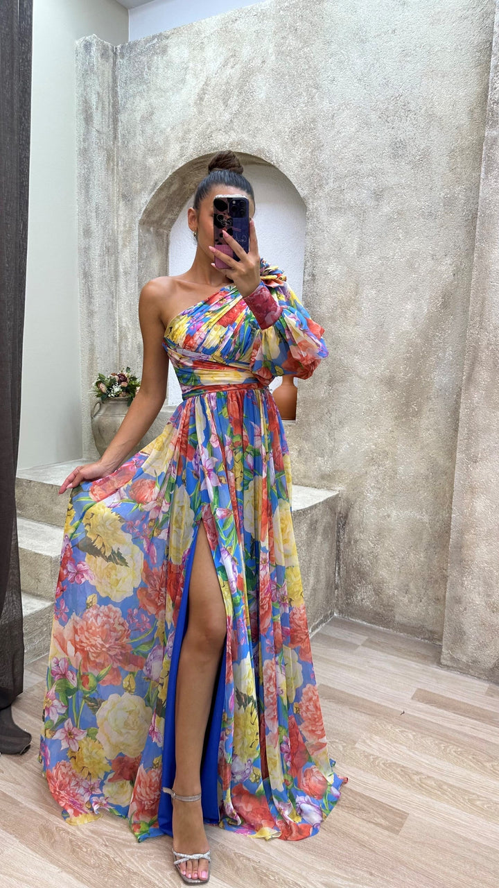 Azaria - Tropical Flowy Dress