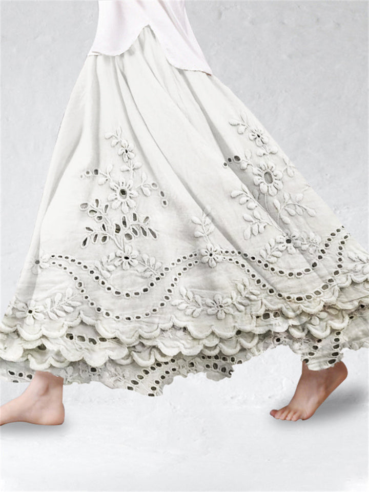 Aurette - Boho Printed Skirt