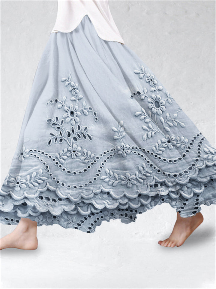 Aurette - Boho Printed Skirt