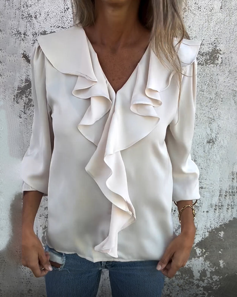 Genessa - Soft Ruffle Top