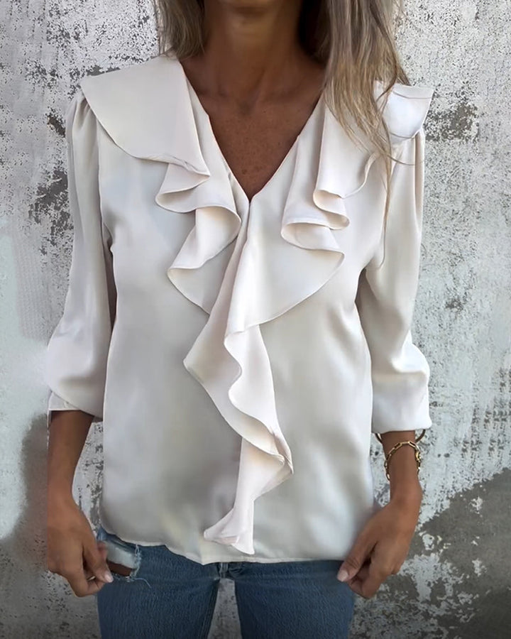 Genessa - Soft Ruffle Top