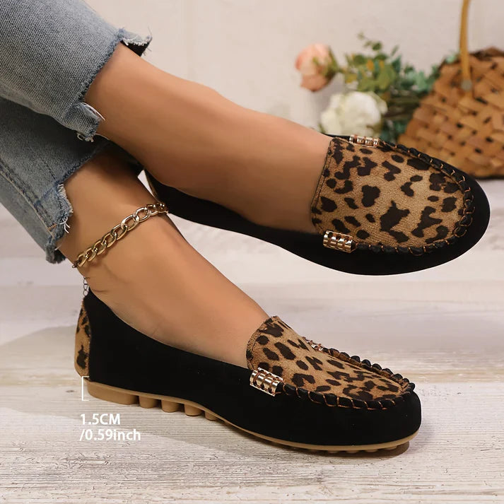 Zirella - Leopard Comfy Sandals