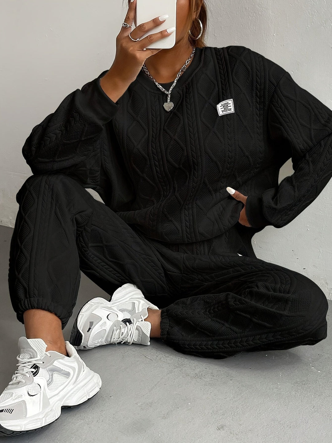 Aliyah - Textured Lounge Set