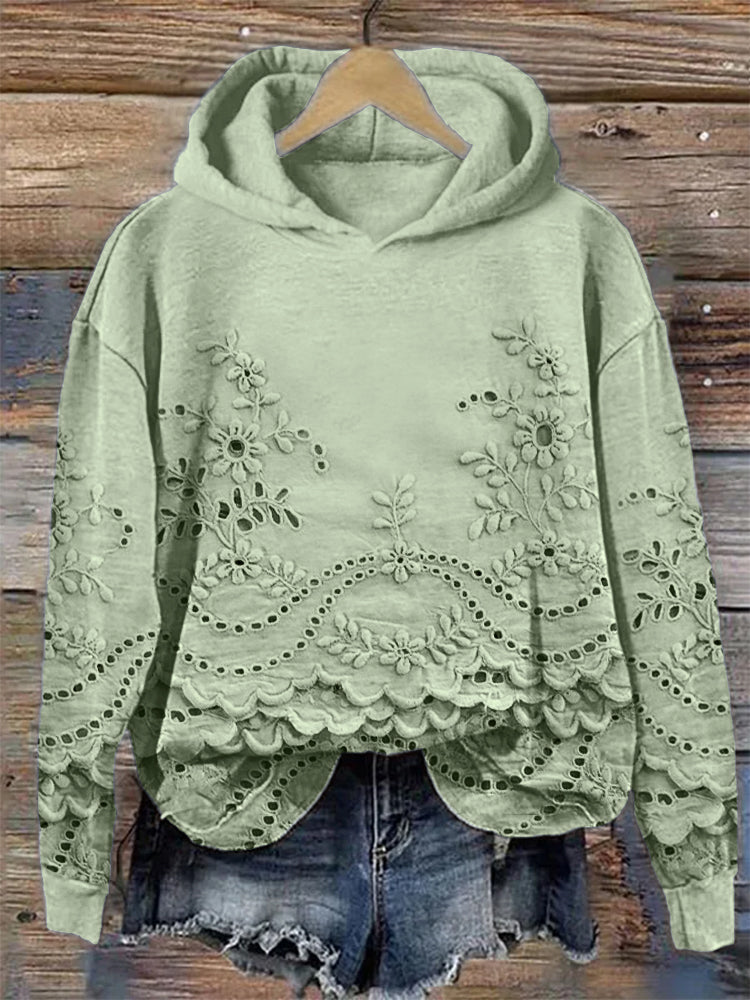 Ravella - Vintage Printed Hoodie