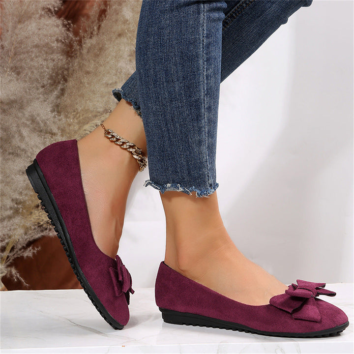Amalyn - Classic Quilted Bow Flats