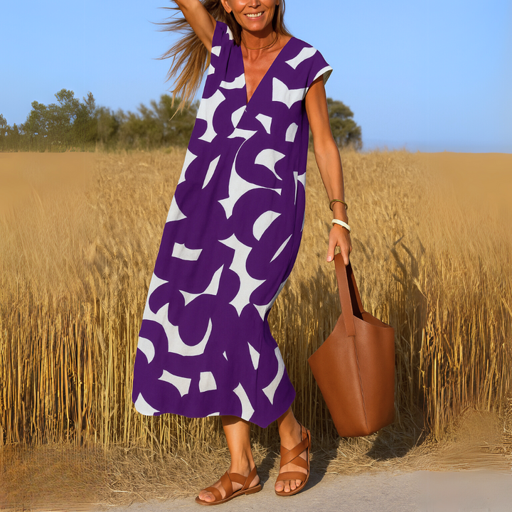 Karen | Draped Elegance Maxi