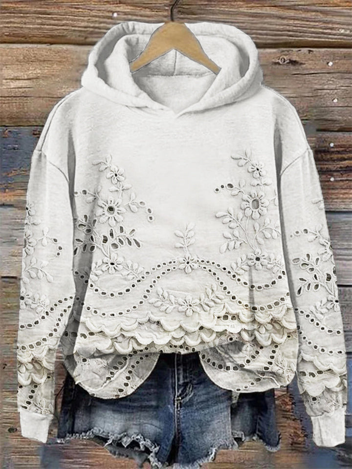 Ravella - Vintage Printed Hoodie