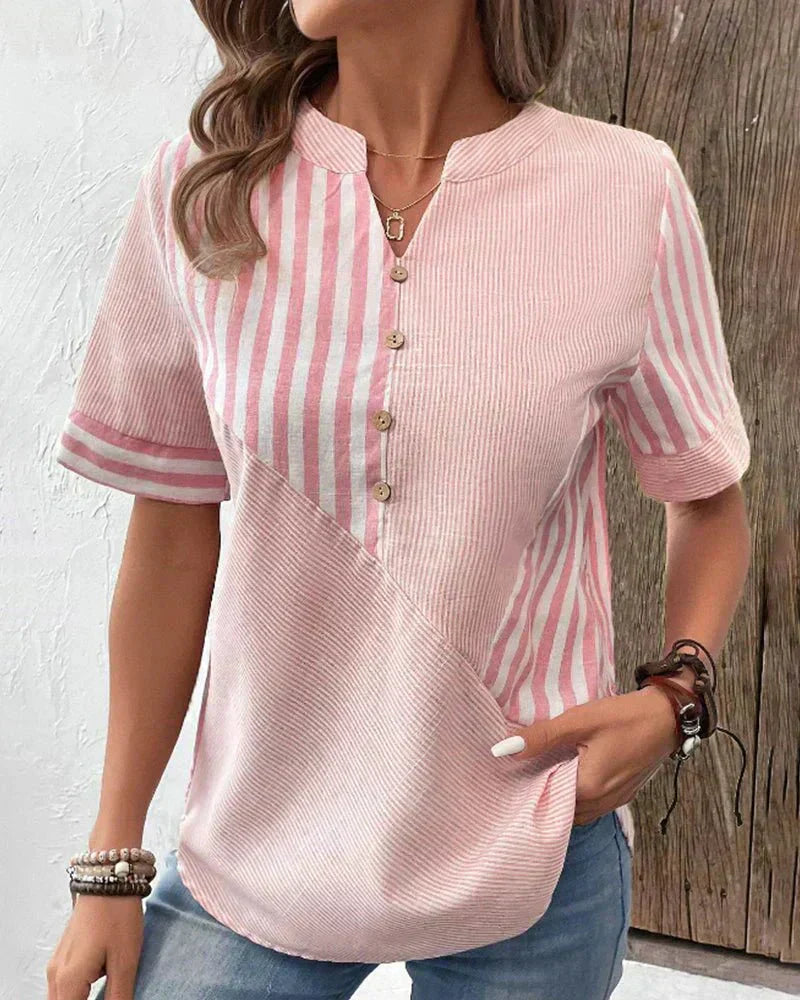 Sienna™ - Soft Striped Blouse