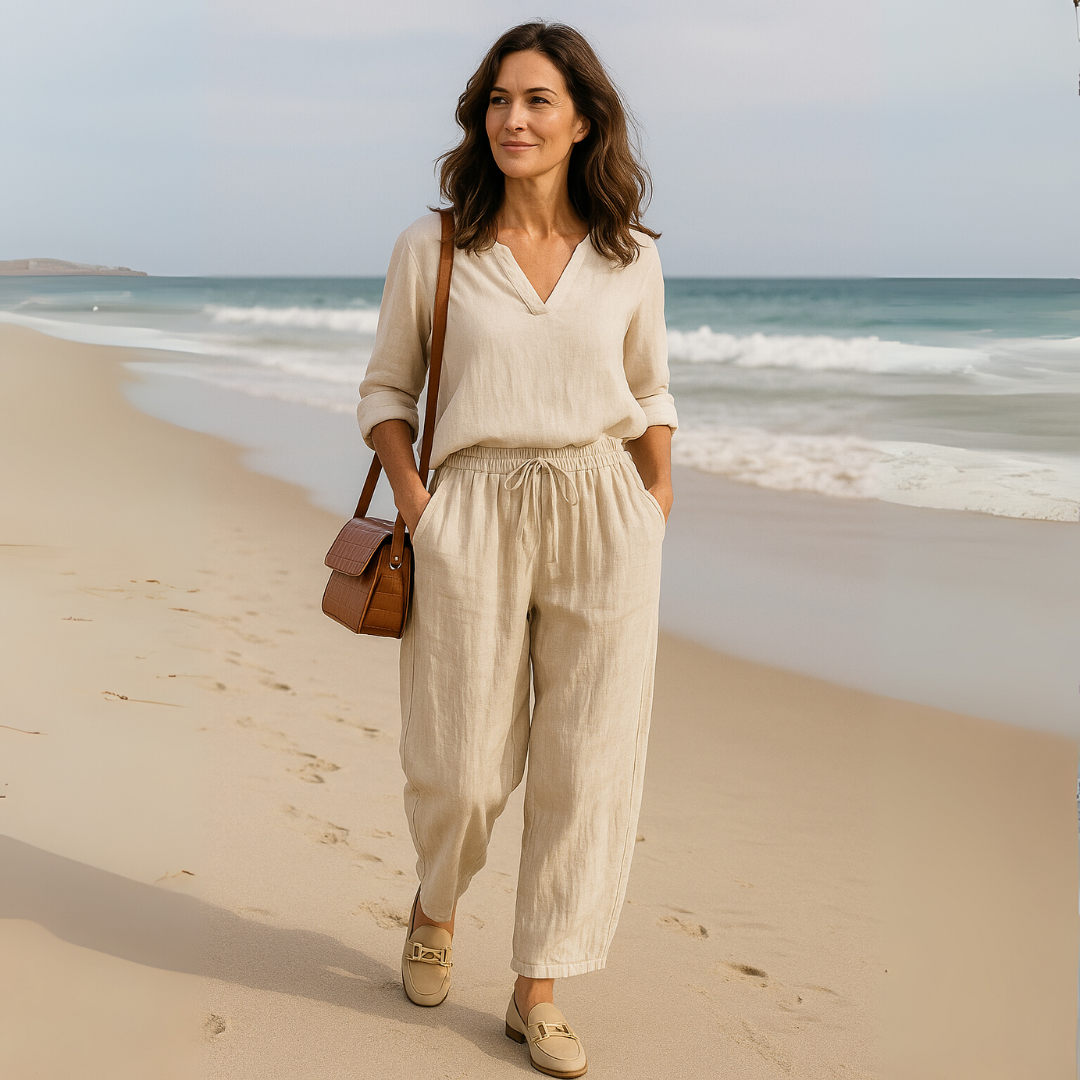 Sarah | Linen Pants Loose Fit