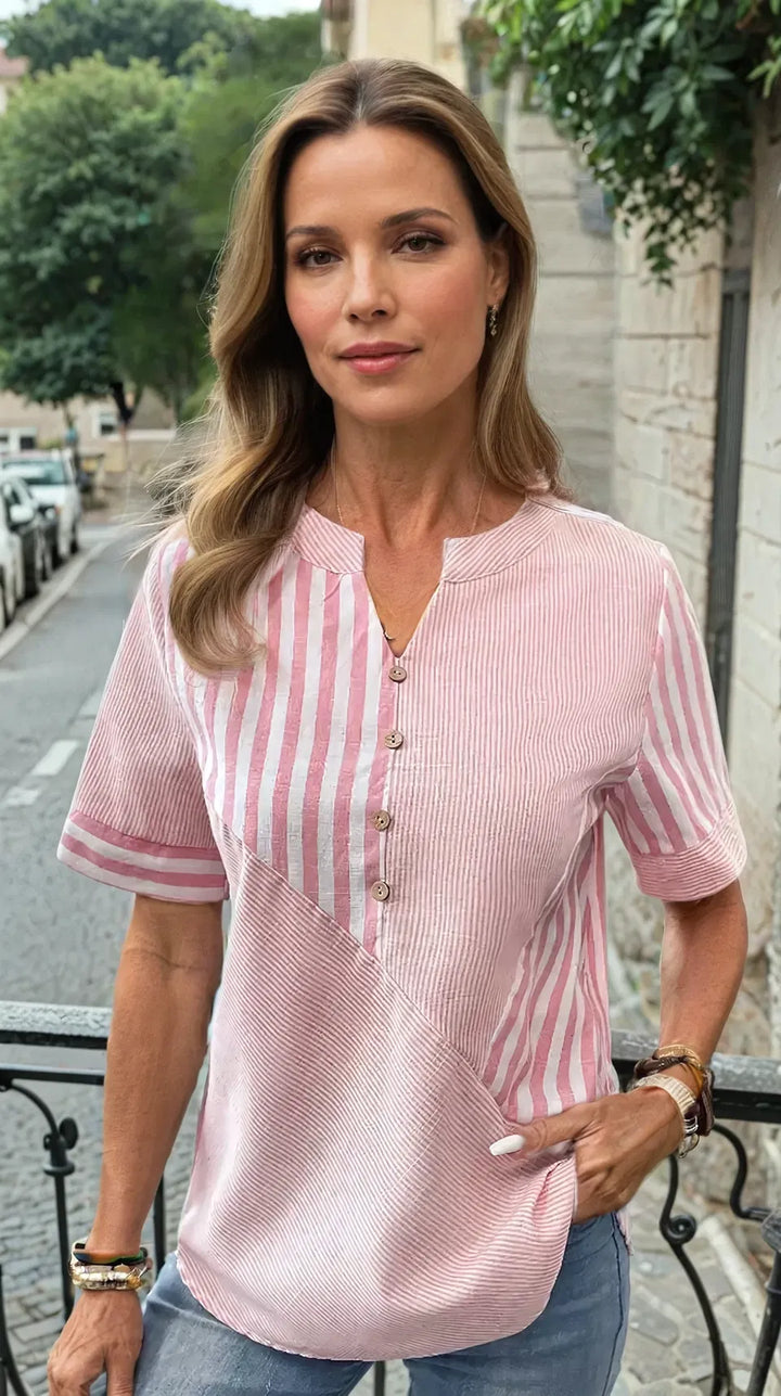 Sienna™ - Soft Striped Blouse