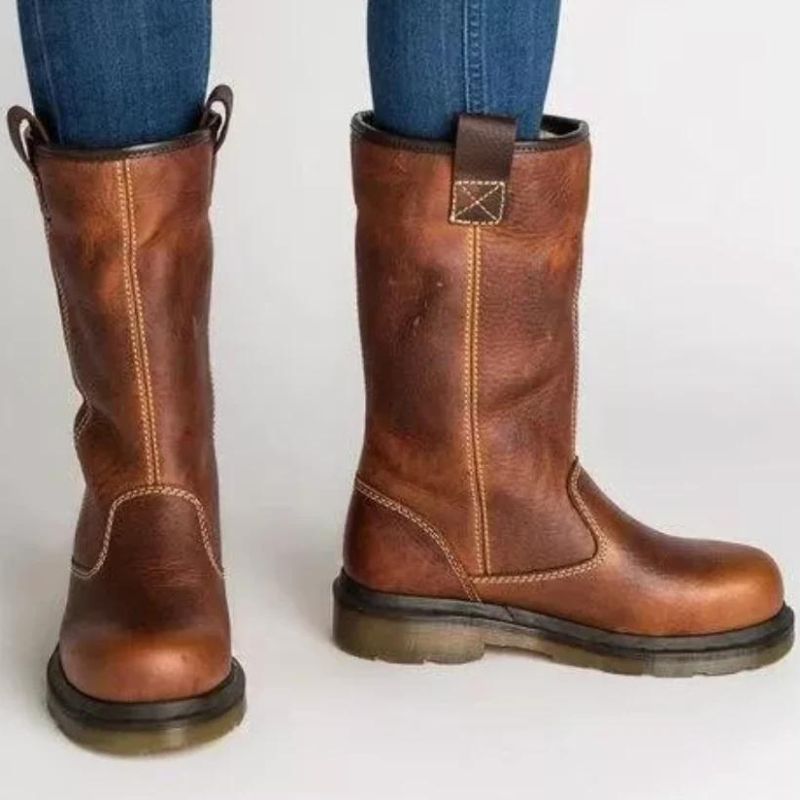 Jennifer | Lined Leather Winter Boots