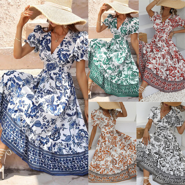Adella - Floral Serenity Dress