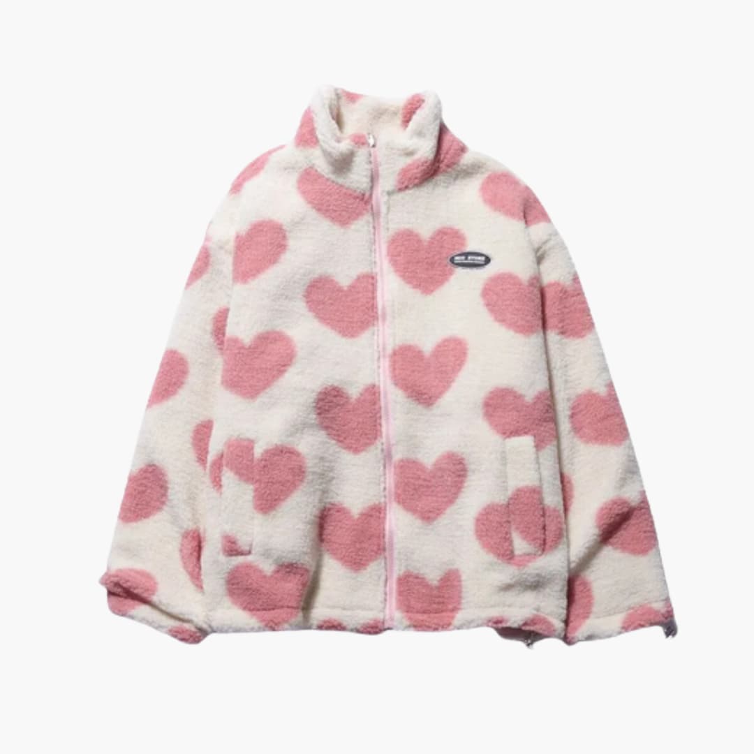 Amara - Heart-Lined Cozy Jacket