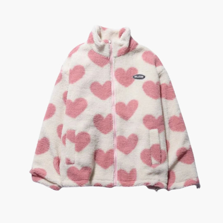Amara - Heart-Lined Cozy Jacket