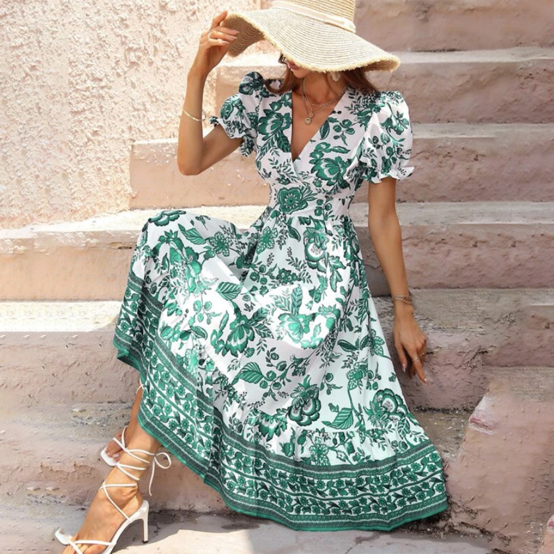 Adella - Floral Serenity Dress