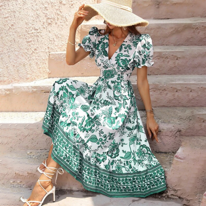 Adella - Floral Serenity Dress