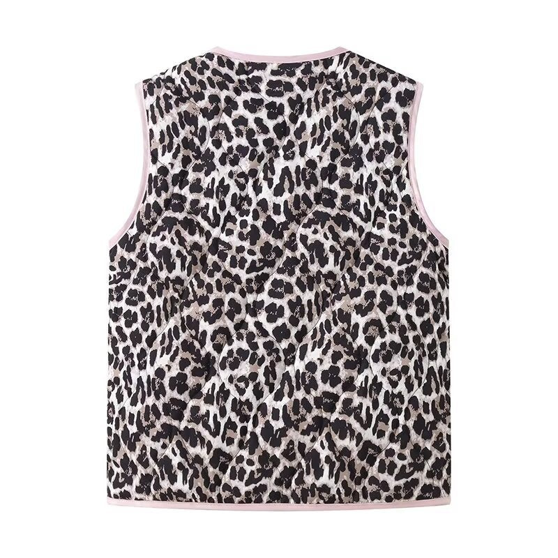 Siobie - Leopard Blush Vest