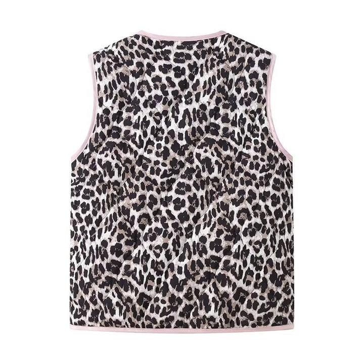 Siobie - Leopard Blush Vest