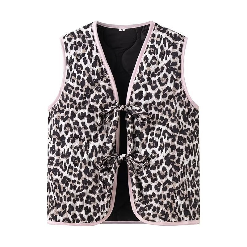 Siobie - Leopard Blush Vest