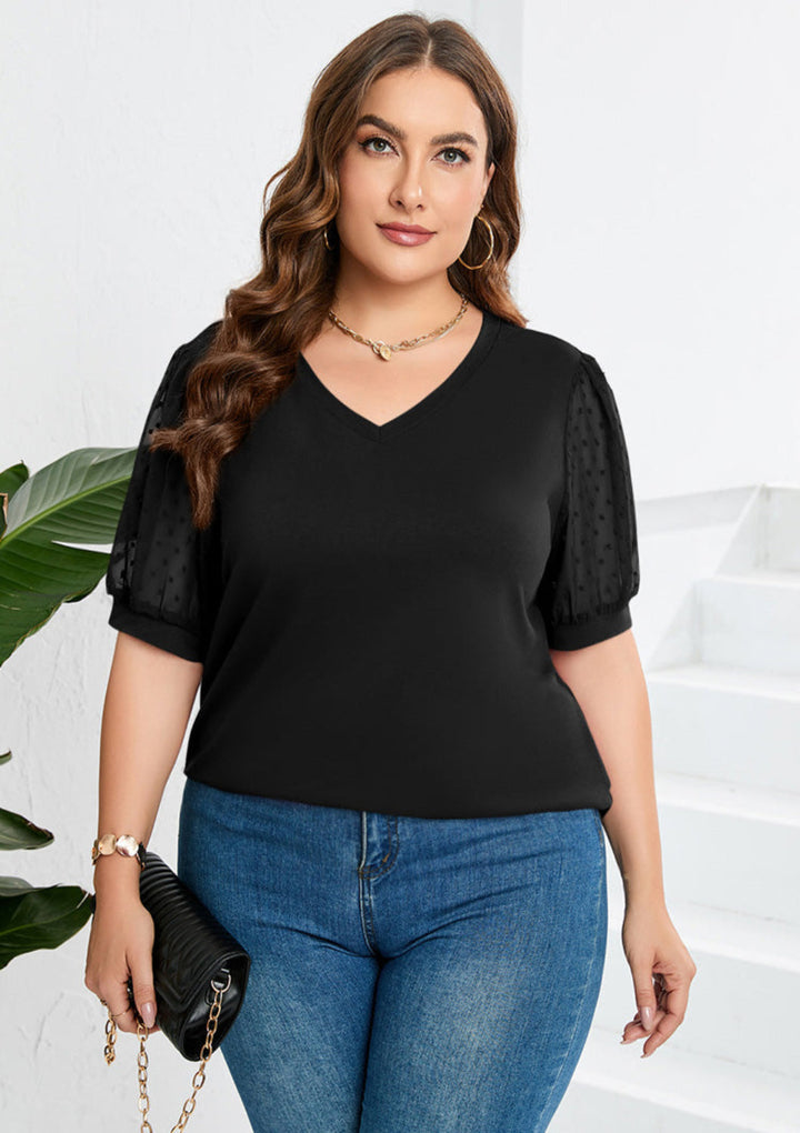 Viva™ - Elegant Top With V-neck