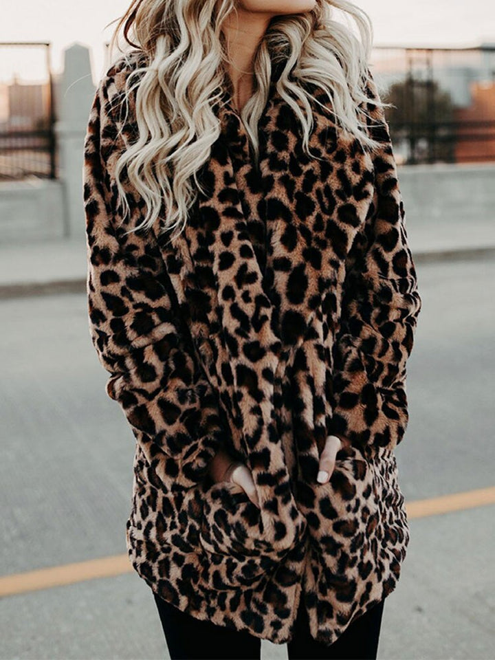 Jennie - Leopard Furry Jacket