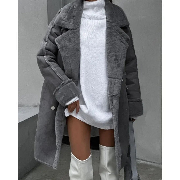 Aurelia - Chic Oversized Faux Fur Coat