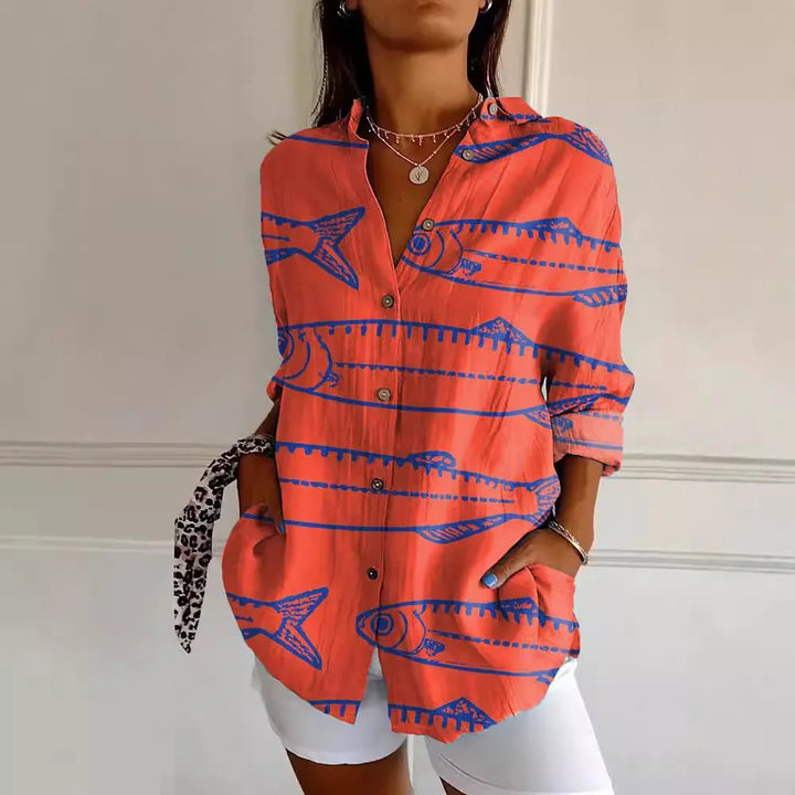 Vaella™ - Colorful Printed Blouse